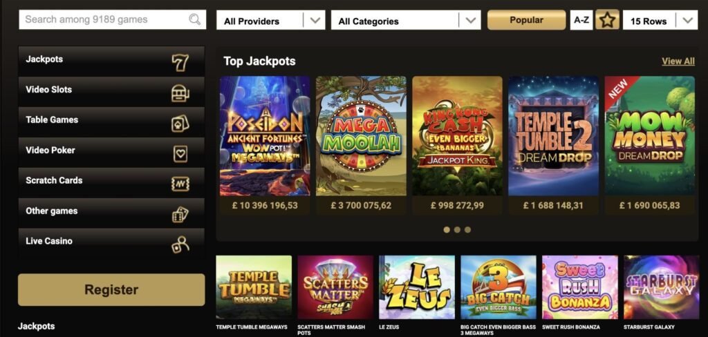 mega riches casino review
